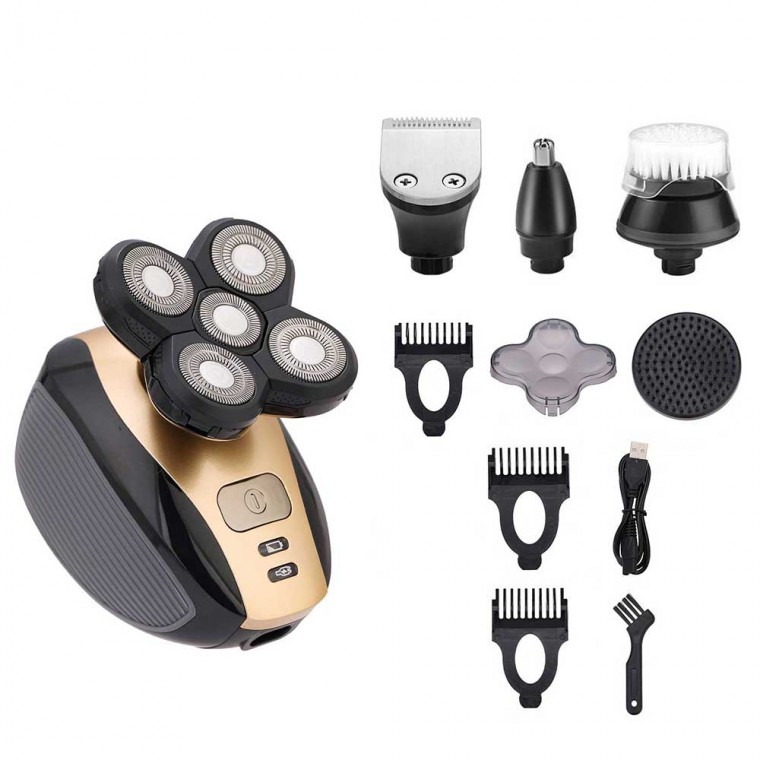 Electric Shaver Waterproof Razor For Man Golden