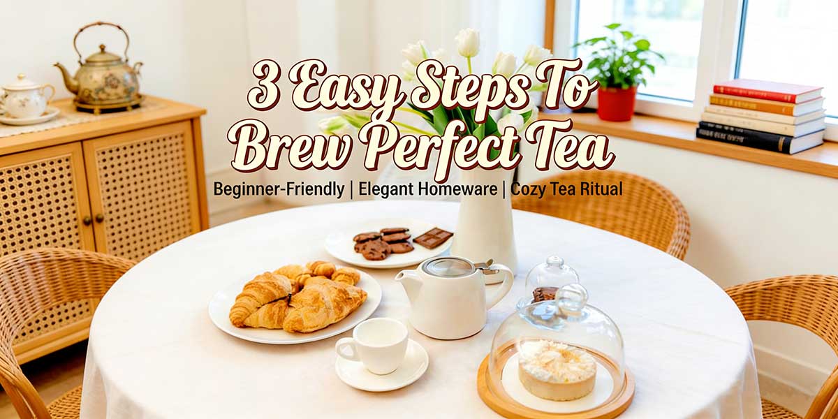 3 Easy Steps To Brew Perfect Tea For Beginners