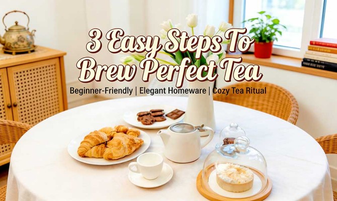 3 Easy Steps To Brew Perfect Tea For Beginners