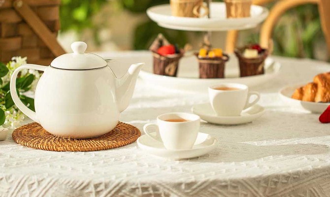 Teaeer New White Ceramic Teapot Review: 1-2 Person Size, Rust Free Strainer