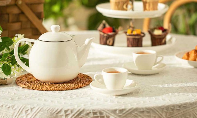 Share A White Teapot Daily Using