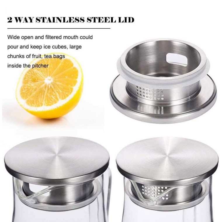 Glass Pitcher 1800ml/61oz Glass Pitcher 1800ml/61oz