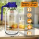 Marson Jar Pitcher With Blue Lid 1800ml/64oz