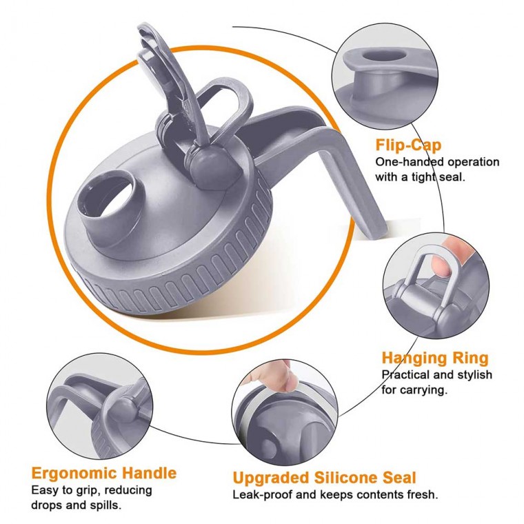 Marson Jar Pitcher With Gray Lid 1800ml/64oz