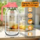 Marson Jar Pitcher With Pink Lid 1800ml/64oz