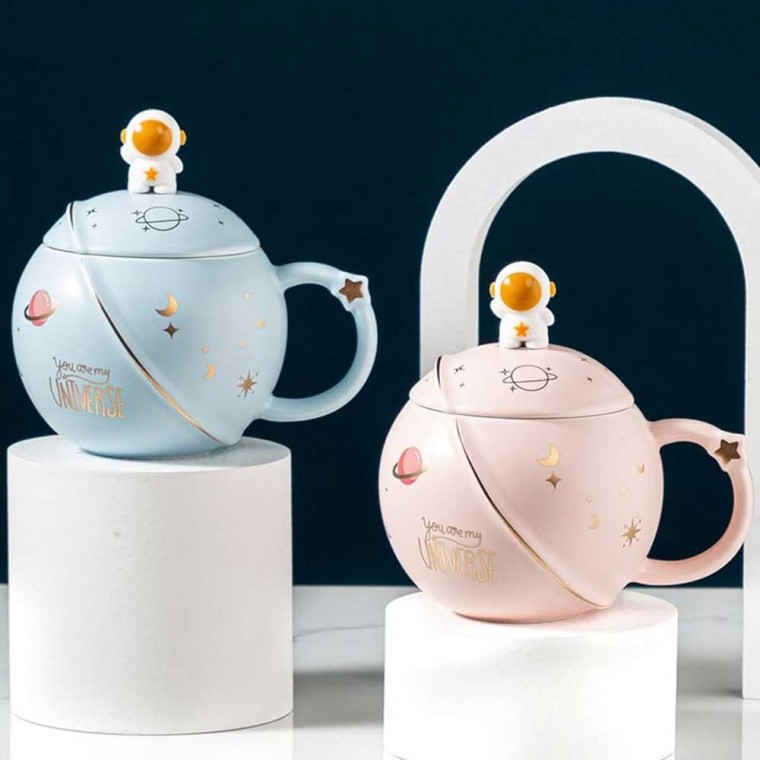 Astronaut Mug Pink 450ml/15oz Astronaut Mug Pink 450ml/15oz