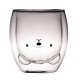 Double Wall Glass Cup Bear 250ml/8.4oz Double Wall Glass Cup Bear 250ml/8.4oz