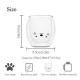 Double Wall Glass Cup Cat 250ml/8.4oz Double Wall Glass Cup Cat 250ml/8.4oz