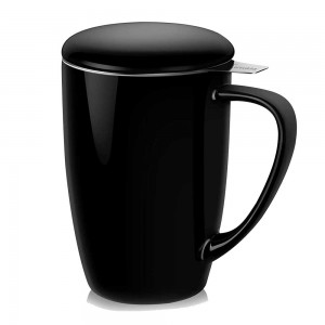 Ceramic Infusion Mug Black 500ml/17oz