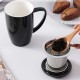 Ceramic Infusion Mug Black 500ml/17oz
