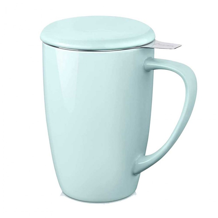 Ceramic Infusion Mug Light Blue 500ml/17oz