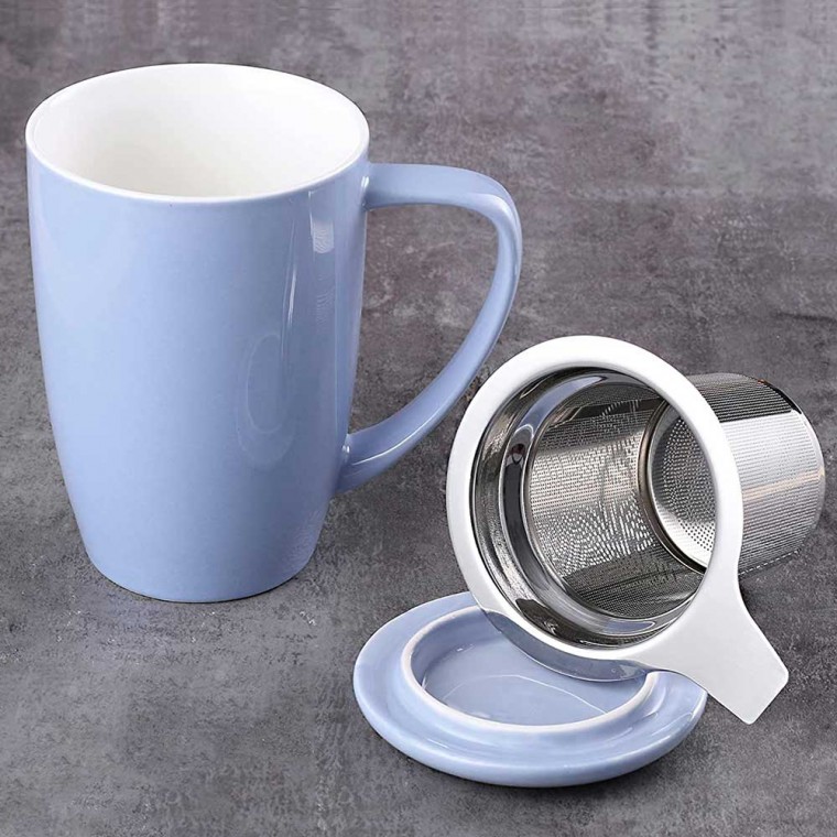Ceramic Infusion Mug Light Purple 500ml/17oz