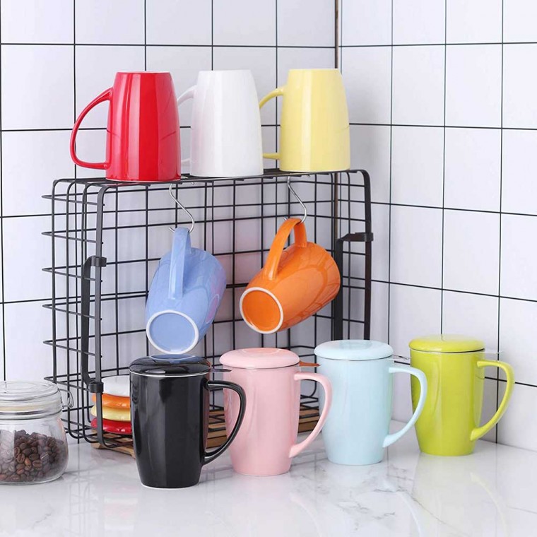 Ceramic Infusion Mug Pink 500ml/17oz