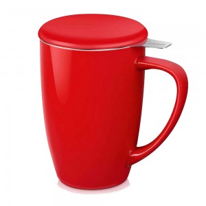 Ceramic Infusion Mug Red 500ml/17oz