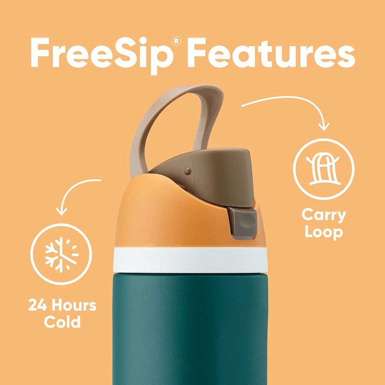 Insulated Stainless Steel Water Bottle Off-White 24oz