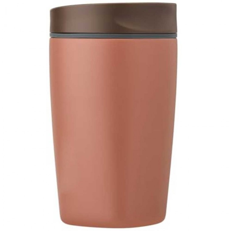 Insulated Stainless Steel Coffee Tumbler Brown 12oz