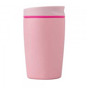 Insulated Stainless Steel Coffee Tumbler Pink 12oz