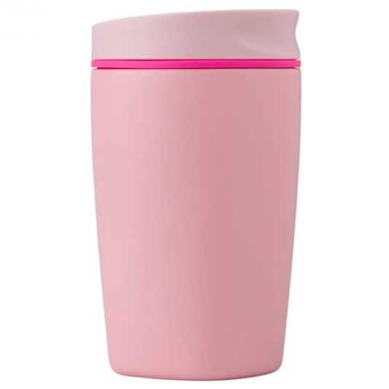 Insulated Stainless Steel Coffee Tumbler Pink 12oz