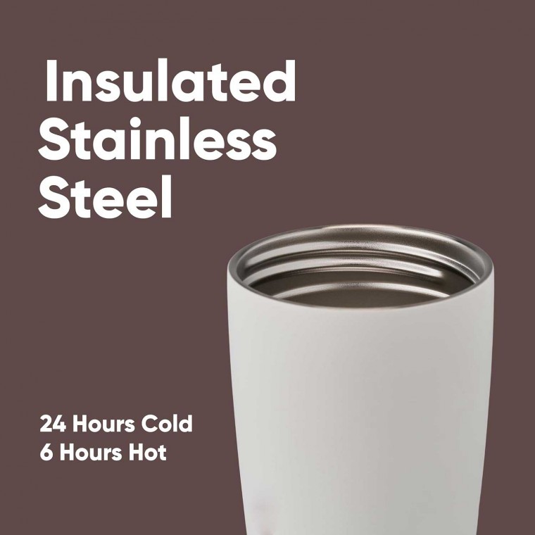 Insulated Stainless Steel Coffee Tumbler White 12oz Insulated Stainless Steel Coffee Tumbler White 12oz