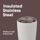 Insulated Stainless Steel Coffee Tumbler White 12oz Insulated Stainless Steel Coffee Tumbler White 12oz