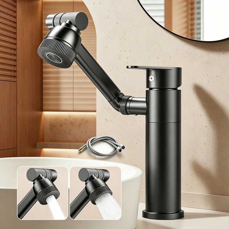Luxury Premium Rotatable Bathroom Sink Faucet 