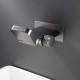 Wall Mount Digital Display Swivel Waterfall Bathroom Faucet