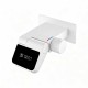 Wall Mount Digital Display Swivel Waterfall Bathroom Faucet