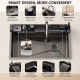 Luxury Digital Temperature Waterfall Workstation Kitchen Sink