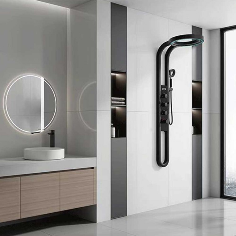 Ultimate Water Shower Set Black