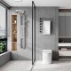 Luxury Waterfall Shower Set Black