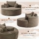 Oversized Round Chaise Lounge Chair