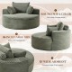 Oversized Round Chaise Lounge Chair