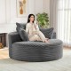 Oversized Round Chaise Lounge Chair