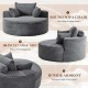Oversized Round Chaise Lounge Chair