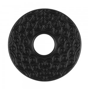 Cast Iron Trivet Black Fish