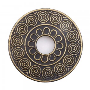 Cast Iron Trivet Golden Texture