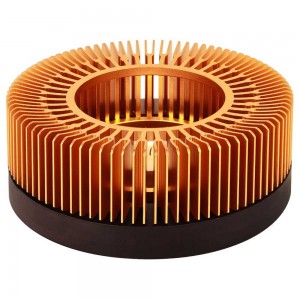Aluminum Wood Teapot Warmer Golden