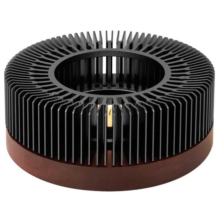 Aluminum Wood Teapot Warmer Black