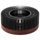 Aluminum Wood Teapot Warmer Black