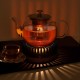 Aluminum Wood Teapot Warmer Black