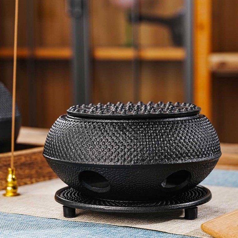 Cast Iron Teapot Warmer Black Pearl