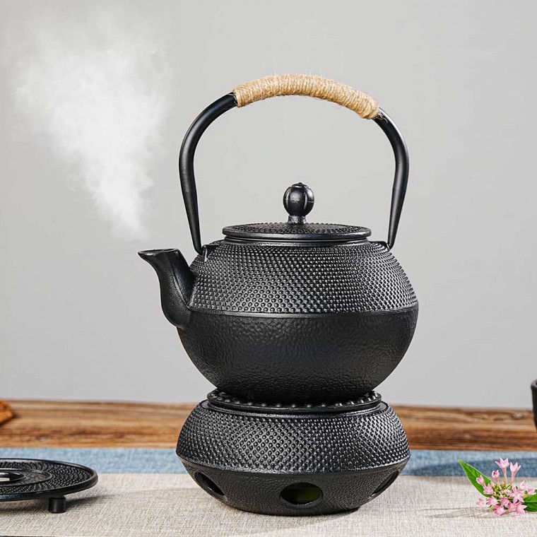 Cast Iron Teapot Warmer Black Pearl
