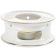 Ceramic Teapot Warmer Round White