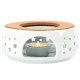 Ceramic Teapot Warmer Star White