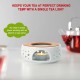 Ceramic Teapot Warmer Star White
