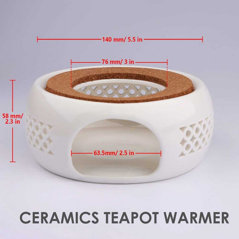 Ceramic Teapot Warmer White