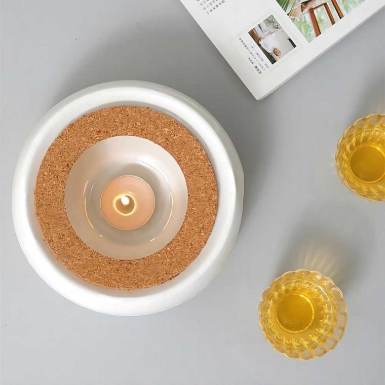 Ceramic Teapot Warmer White