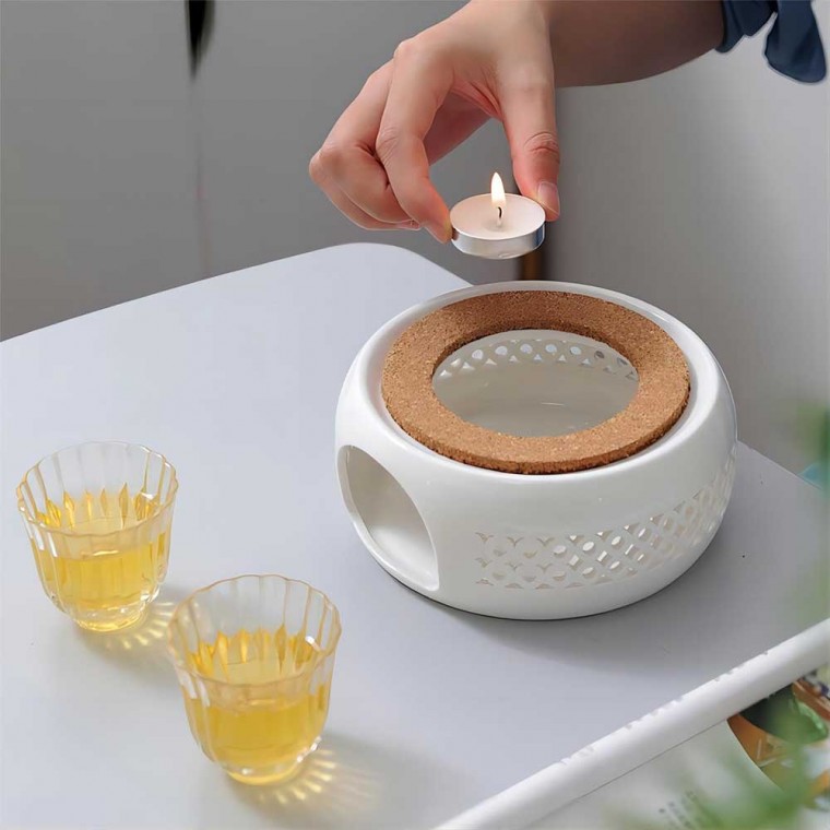 Ceramic Teapot Warmer White