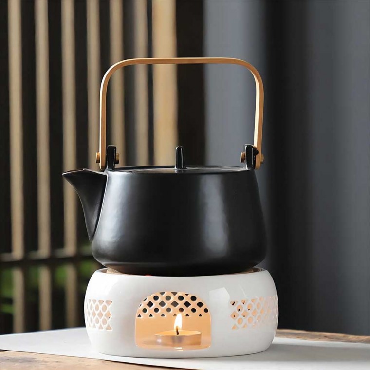 Ceramic Teapot Warmer White