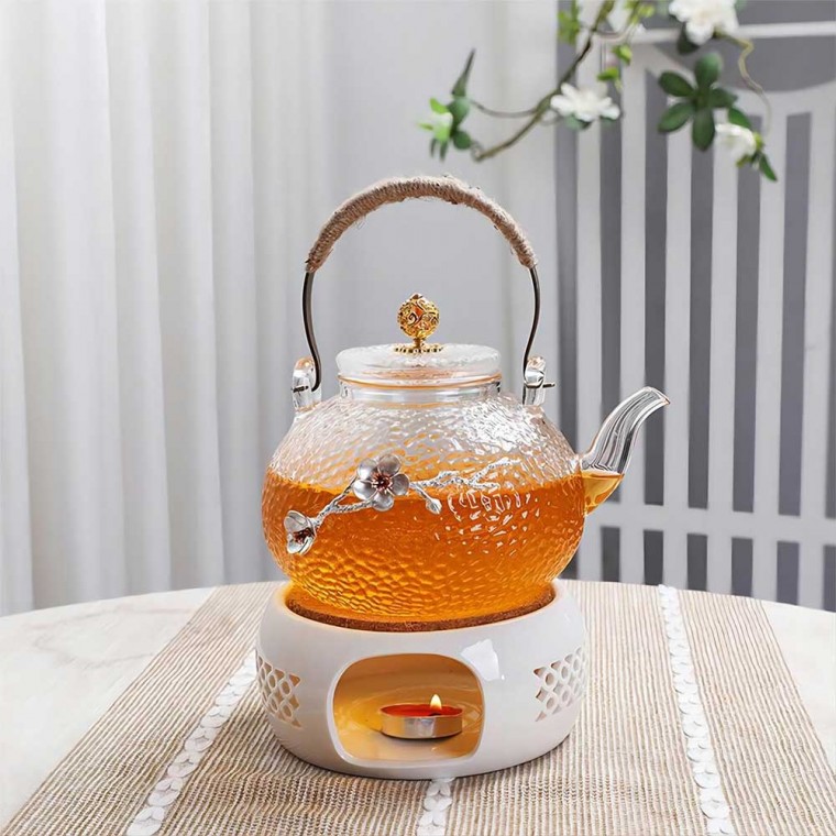 Ceramic Teapot Warmer White